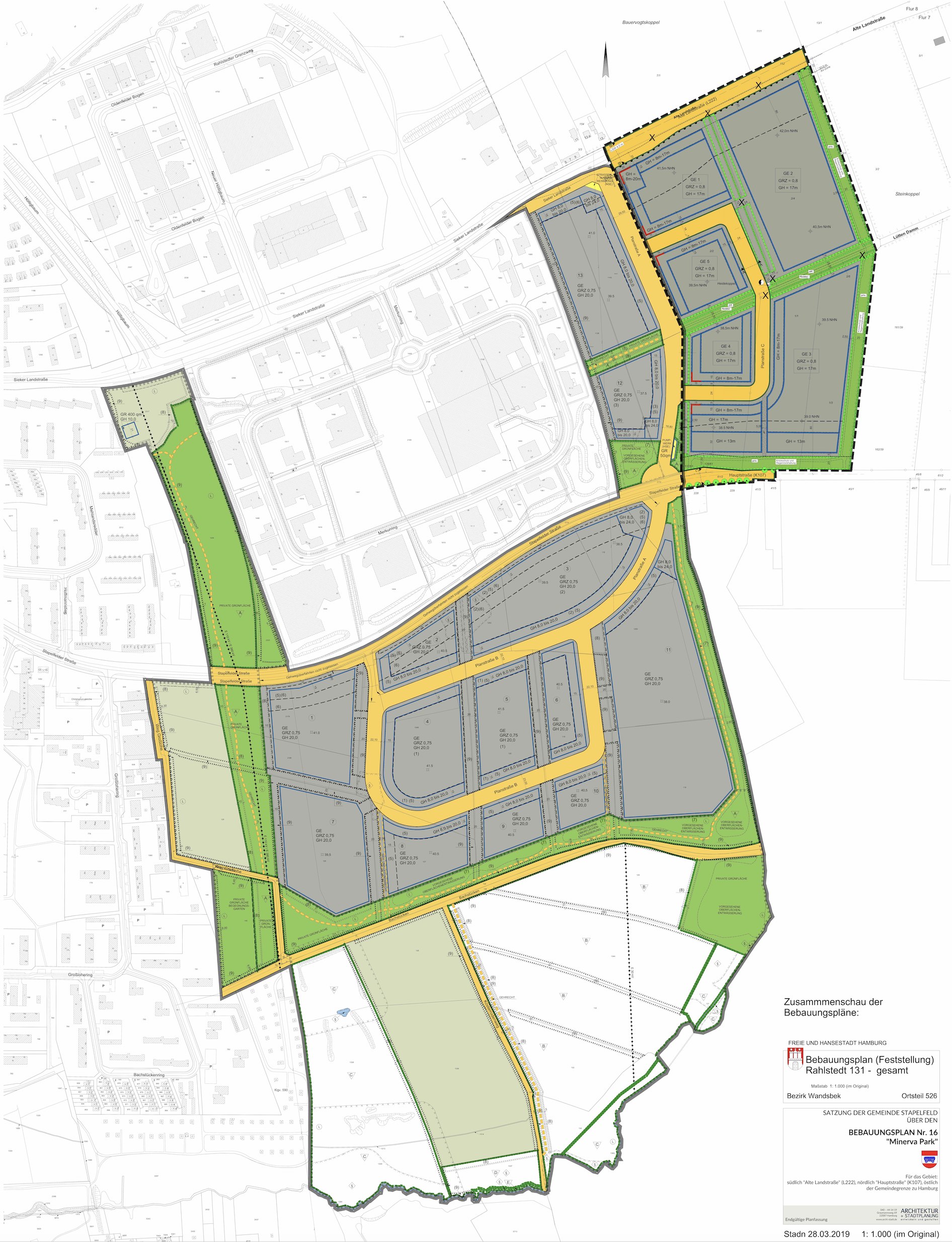 Bebauungspläne / Sonstige Satzungen » ARCHITEKTUR + STADTPLANUNG